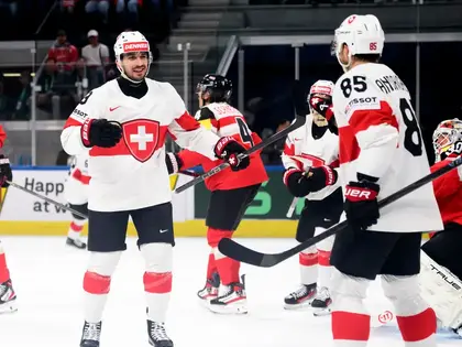 Mondial de hockey sur glace: buteurs en série, Riat et Rochette s’éclatent avec l’équipe de Suisse