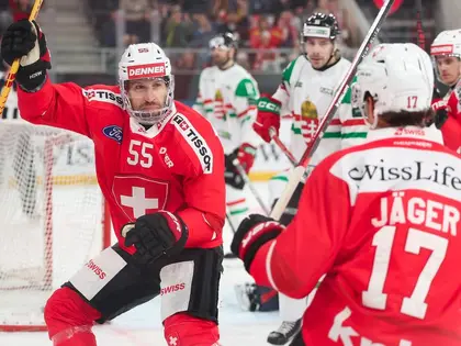 Mondial de hockey sur glace: invaincue pour l’instant, la Suisse affronte la Hongrie