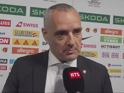 Gr. A, Suisse - Hongrie (9-0): Jan Cadieux (SUI) à l'interview - Hockey - Championnat du Monde 2026