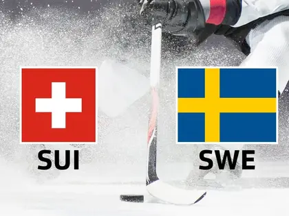 Eishockey: WM, Viertelfinal, Schweiz - Schweden
