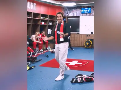 Roger Federer motiviert Schweizer Eishockey-Nati vor Schweden-Spiel