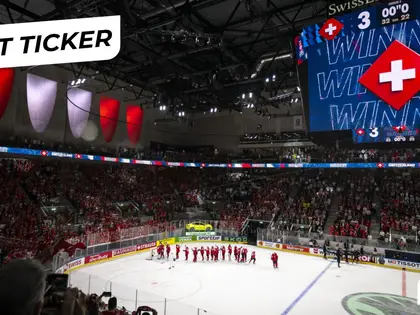 Eishockey-WM: Fast eine Million Fans sehen Viertelfinal-Sieg im SRF
