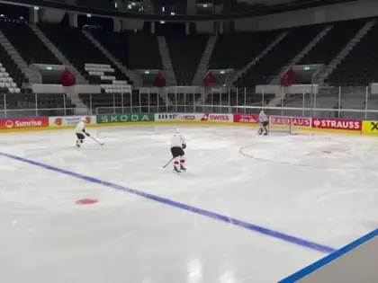 Mondiali, allenamento facoltativo per la Svizzera sul ghiaccio della Swiss Life Arena (29.05.2026)