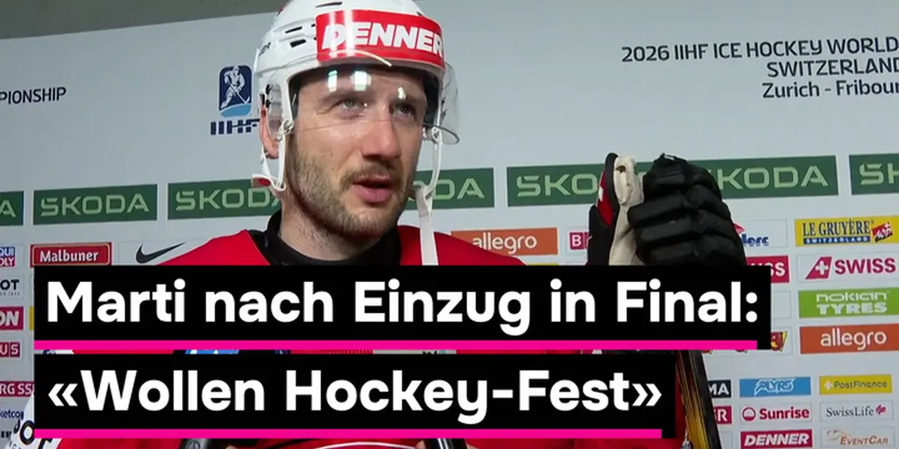 Christian Marti nach Einzug in Wm-Final: «Wollen Hockey-Fest»