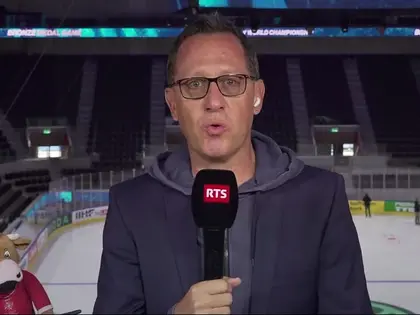 Christophe Cerf en duplex depuis Zurich avant la finale des Mondiaux de hockey