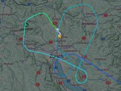 Swiss-Maschine fliegt ein Herz für die Eishockey-Nati