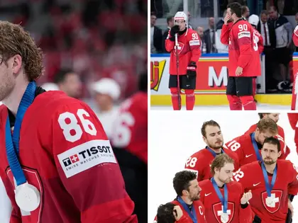 Eishockey WM Finale: Hier weinen Josi & Co. bittere Silbertränen