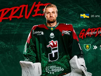 LIGUE MAGNUS – Le gardien Jesper Eliasson signe à Cergy-Pontoise