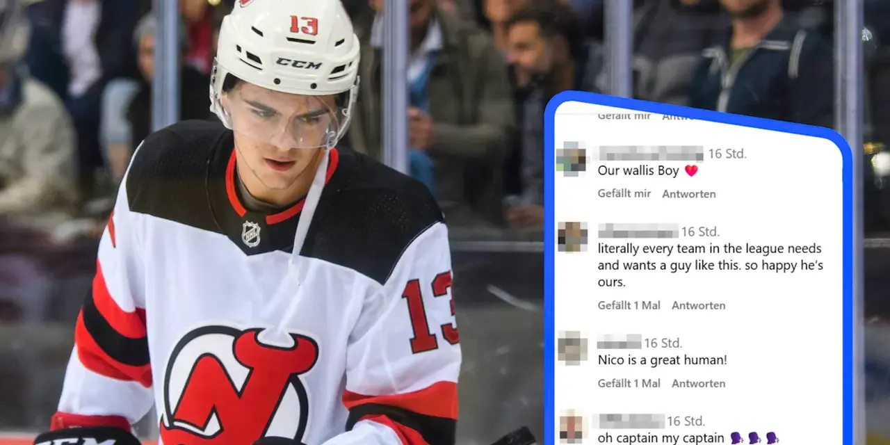 «The GOAT»: Amis feiern Eishockey-Profi Hischier für Heldentat