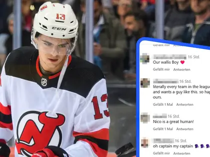 «The GOAT»: Amis feiern Eishockey-Profi Hischier für Heldentat