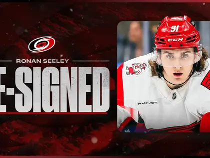 NHL – CAROLINA: Ronan Seely signe un contrat à deux volets